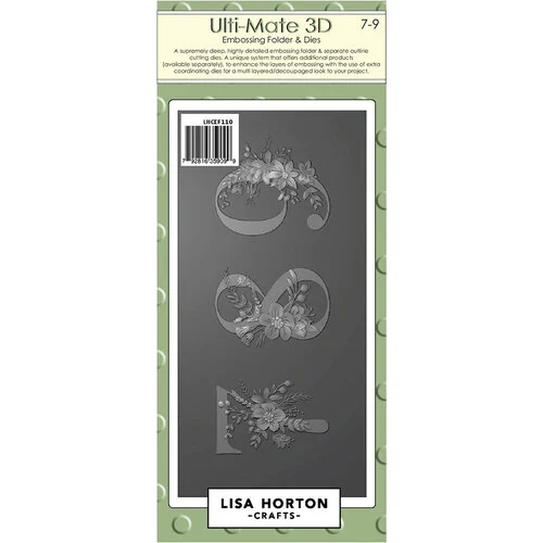 Lisa Horton Crafts - Ulti-Mate 3D Embossing Folder - 7-9 1 Lisa Horton Crafts - Ulti-Mate 3D Embossing Folder - 7-9