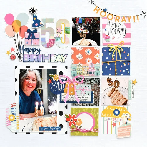 Scrapbook.com - Holographic Mirror Paper - Metallic Paper Pad - 6x8 - 40 Sheets