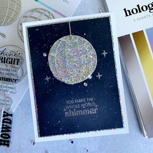 Scrapbook.com - Holographic Mirror Paper - Metallic Paper Pad - 6x8 - 40 Sheets