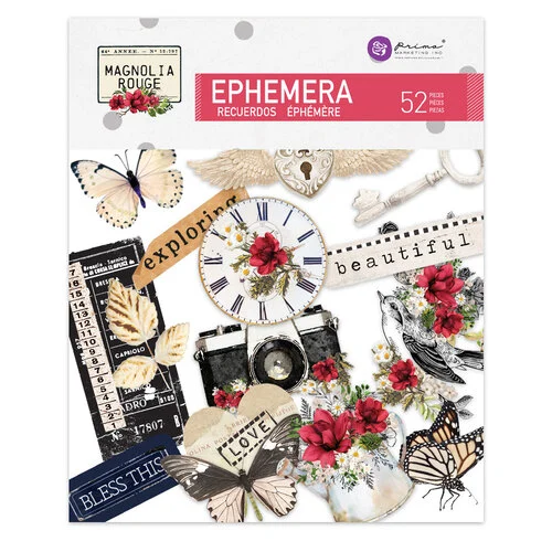 Prima - Magnolia Rouge Collection - Ephemera Icons