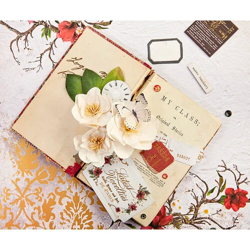 Prima - Magnolia Rouge Collection - Ephemera Icons