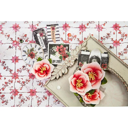 Prima - Magnolia Rouge Collection - Ephemera Icons