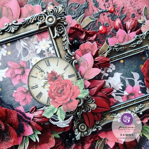 Prima - Magnolia Rouge Collection - Ephemera Icons