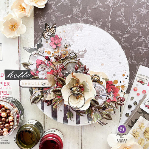 Prima - Magnolia Rouge Collection - Say It In Crystals