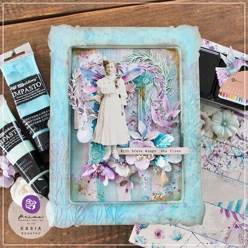 Prima - Aquarelle Dreams Collection - 12 x 12 Double Sided Paper - Forget Me Not 6 Prima - Aquarelle Dreams Collection - 12 x 12 Double Sided Paper - Forget Me Not