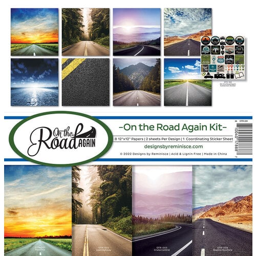 Reminisce - Road Trip Collection - 12 x 12 Collection Kit 1 Reminisce - Road Trip Collection - 12 x 12 Collection Kit