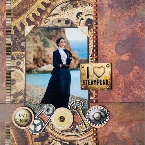 Reminisce - Splendid Steampunk Collection - 12 x 12 Collection Kit 3 Reminisce - Splendid Steampunk Collection - 12 x 12 Collection Kit