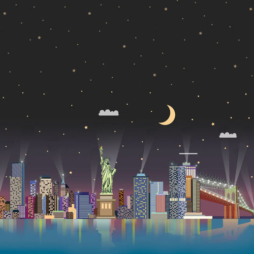 Scrapbook Customs - 6 x 6 Paper Pack - New York 11 Scrapbook Customs - 6 x 6 Paper Pack - New York