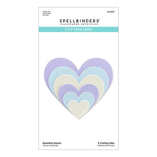 Spellbinders - Floral Reflection Collection - Etched Dies - Essential Hearts 2 Spellbinders - Floral Reflection Collection - Etched Dies - Essential Hearts