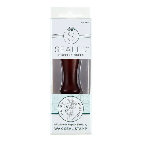 Spellbinders - Sealed Collection - Wax Seal Stamp - Wildflower