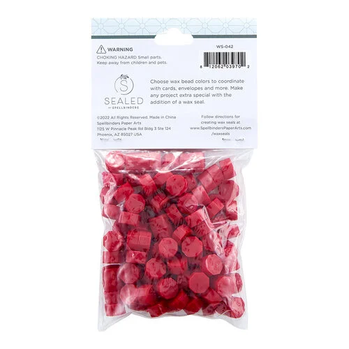 Spellbinders - Sealed Collection - Wax Beads - Red 3 Spellbinders - Sealed Collection - Wax Beads - Red