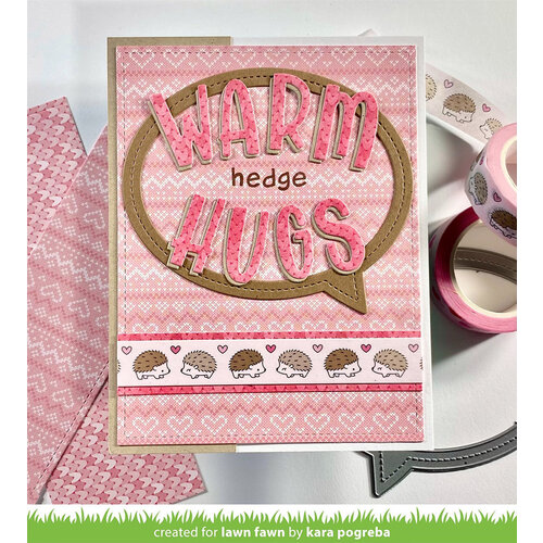 Lawn Fawn - Washi Tape - Hedgehugs 2 Lawn Fawn - Washi Tape - Hedgehugs