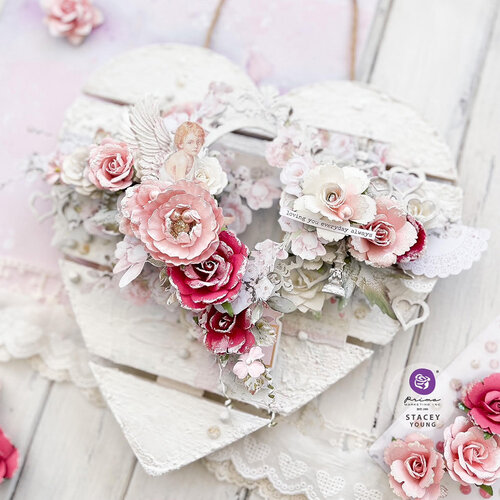 Prima - Love Notes Collection - Flower Embellishments - Beautiful Story 9 Prima - Love Notes Collection - Flower Embellishments - Beautiful Story