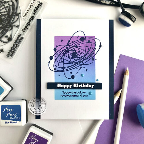 Hero Arts - Clear Photopolymer Stamps - Orbit 3 Hero Arts - Clear Photopolymer Stamps - Orbit
