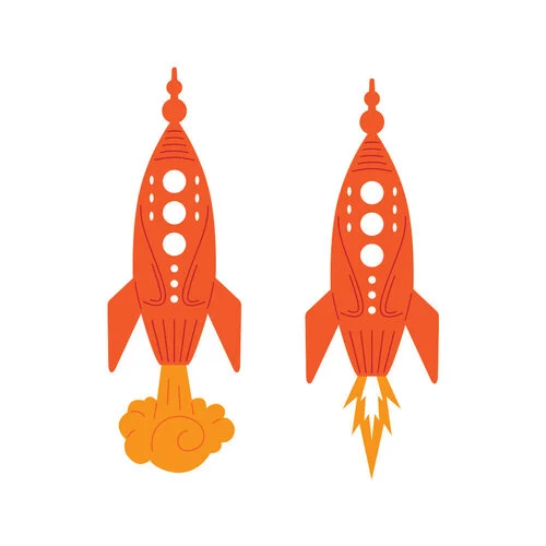 Hero Arts - Fancy Dies - Space Rocket 3 Hero Arts - Fancy Dies - Space Rocket