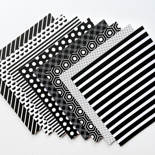 Catherine Pooler Designs - 6 x 6 Patterned Paper Pack - Stroke Of Midnight