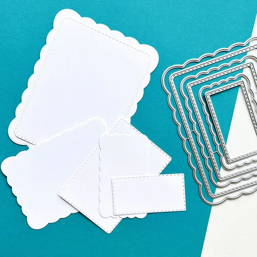 Catherine Pooler Designs - Cheers Extras Collection - Dies - Ruffles And Dashes