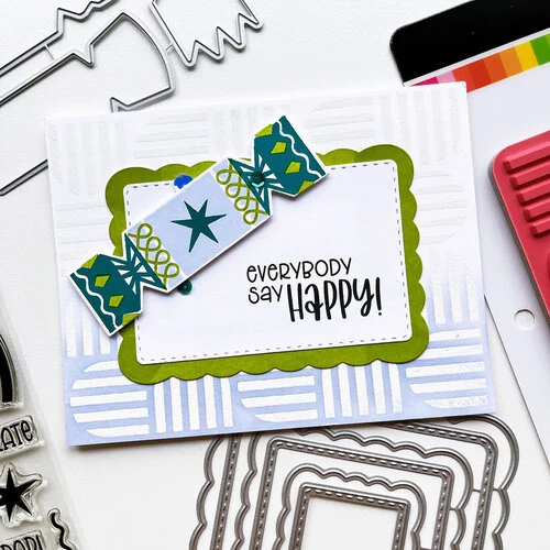 Catherine Pooler Designs - Cheers Extras Collection - Dies - Ruffles And Dashes
