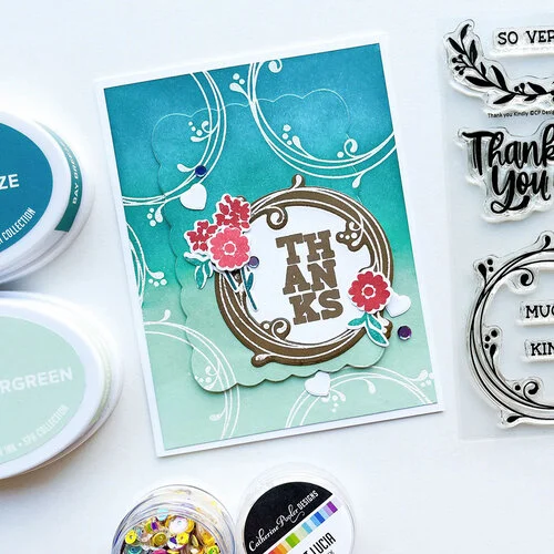 Catherine Pooler Designs - Cheers Extras Collection - Dies - Ruffles And Dashes