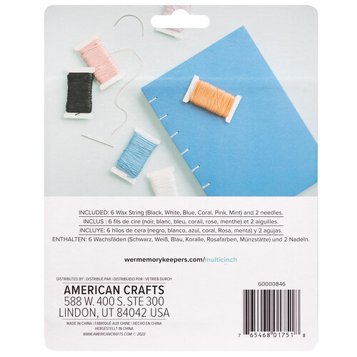 We R Makers - Multi Cinch Collection - Coptic Binding Kit - Thread and Needles 3 We R Makers - Multi Cinch Collection - Coptic Binding Kit - Thread and Needles