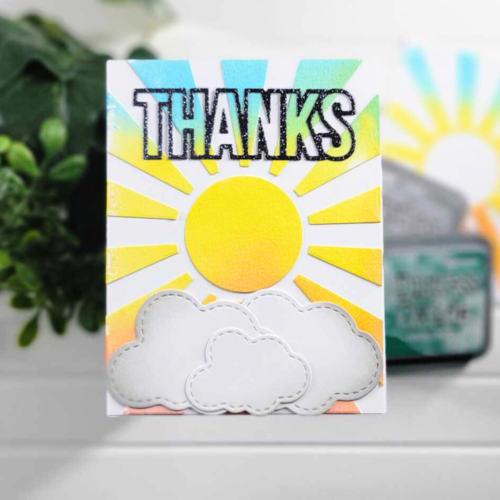 Scrapbook.com - Decorative Die Set - A2 Plate - Sunburst