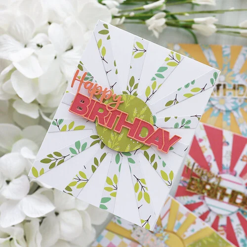 Scrapbook.com - Decorative Die Set - A2 Plate - Sunburst