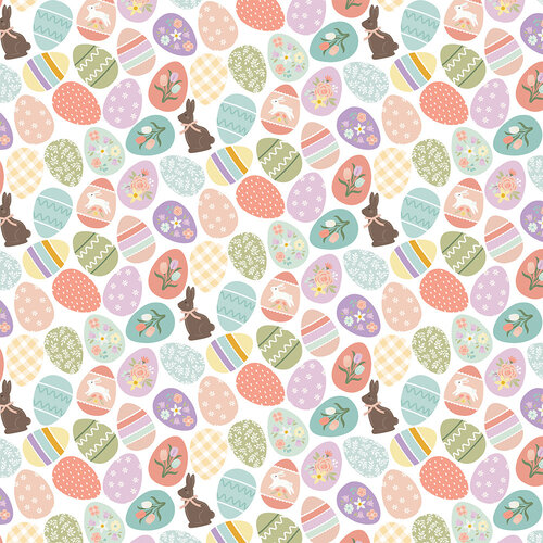 Echo Park - It's Easter Time Collection - 12 x 12 Double Sided Paper - Eggs-Tra 2 Echo Park - It's Easter Time Collection - 12 x 12 Double Sided Paper - Eggs-Tra