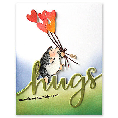 Penny Black - Showered In Love Collection - Creative Dies - Hugs Edger 2 Penny Black - Showered In Love Collection - Creative Dies - Hugs Edger