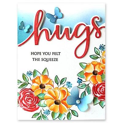 Penny Black - Showered In Love Collection - Creative Dies - Hugs Edger 6 Penny Black - Showered In Love Collection - Creative Dies - Hugs Edger
