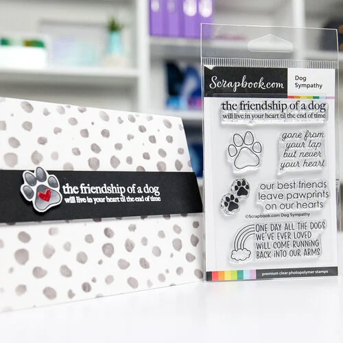 Scrapbook.com - Clear Photopolymer Stamp Set - Pet Sympathy Bundle
