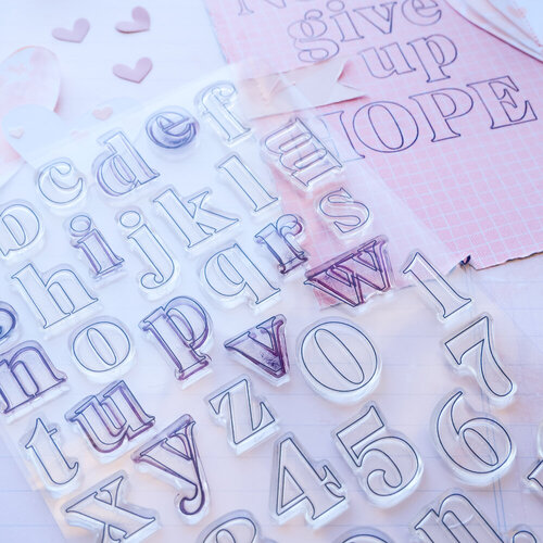 Scrapbook.com - Clear Photopolymer Stamp Set - Brooklyn Lower 2 Scrapbook.com - Clear Photopolymer Stamp Set - Brooklyn Lower