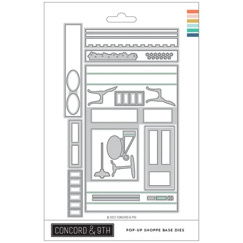 Concord and 9th - Shoppe Collection - Dies - Pop-Up Shoppe Base 1 Concord and 9th - Shoppe Collection - Dies - Pop-Up Shoppe Base