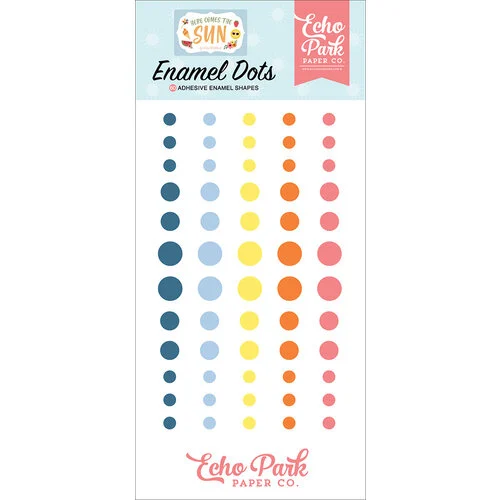Echo Park - Here Comes The Sun Collection - Enamel Dots 1 Echo Park - Here Comes The Sun Collection - Enamel Dots