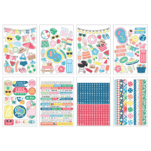 Echo Park - Sun Kissed Collection - Sticker Book