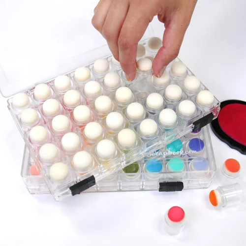 Scrapbook.com - Sponge Dauber Storage Box - 2 Pack Set 8 Scrapbook.com - Sponge Dauber Storage Box - 2 Pack Set