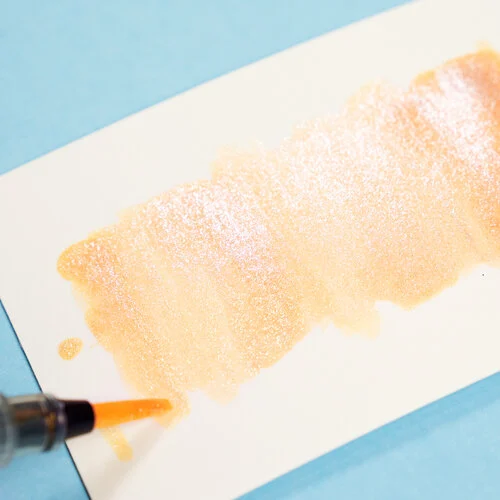 Scrapbook.com - Glitter Brush Marker - Tan 3 Scrapbook.com - Glitter Brush Marker - Tan