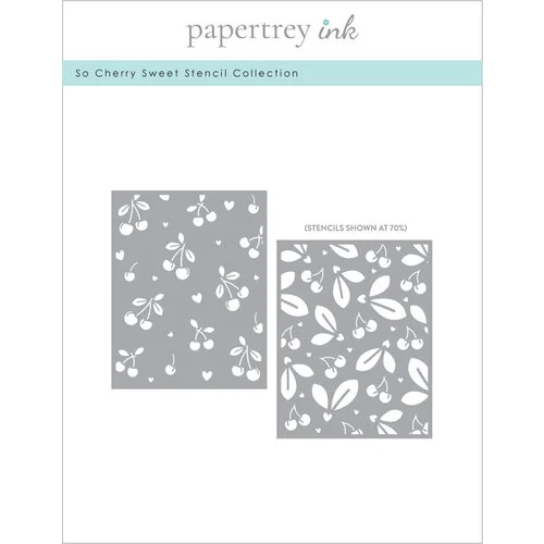 Papertrey Ink - Stencils - So Cherry Sweet 1 Papertrey Ink - Stencils - So Cherry Sweet