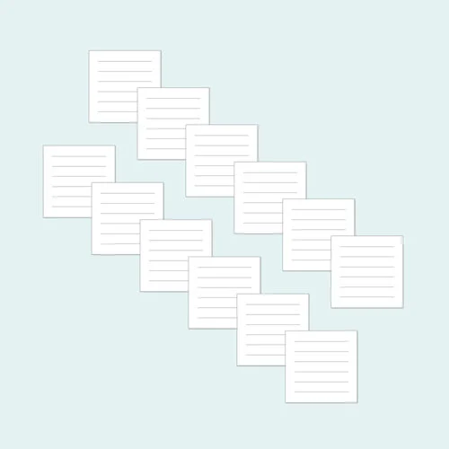 Scrapbook.com - Simple Scrapbooks - Cards - 2x2 Journaling Cards - 12 Pack