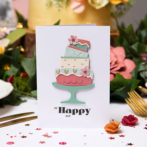 Sizzix - Thinlits Dies - Build a Cake 6 Sizzix - Thinlits Dies - Build a Cake