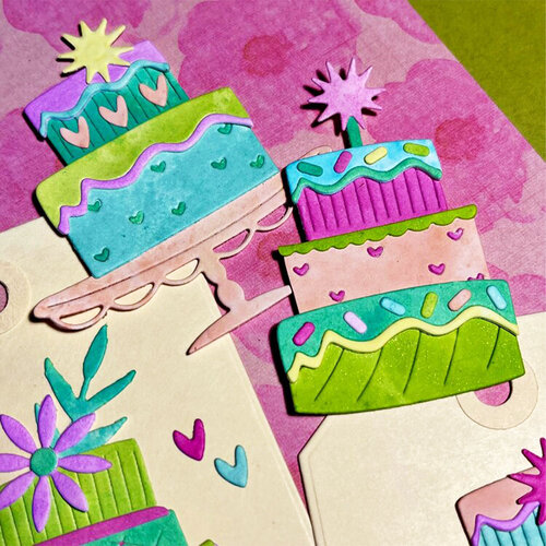 Sizzix - Thinlits Dies - Build a Cake 8 Sizzix - Thinlits Dies - Build a Cake