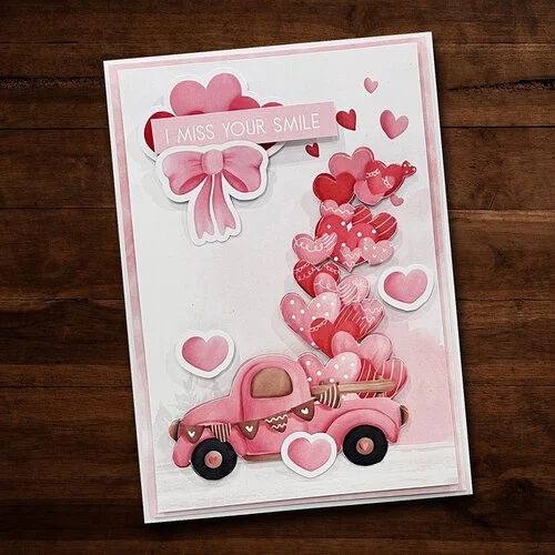 Paper Rose - Cardmaking Kit - Gnomie Hugs