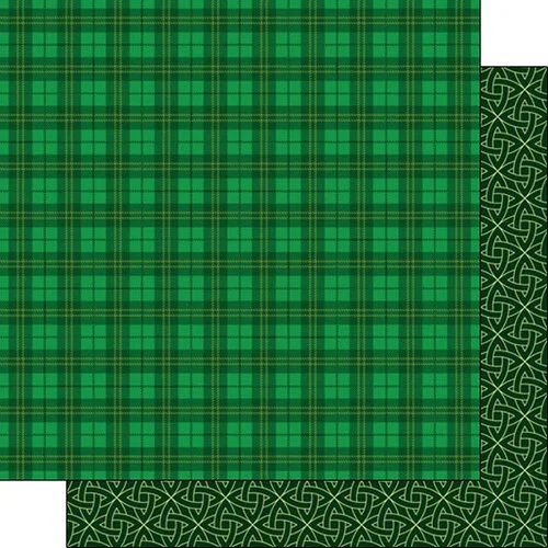 Scrapbook Customs - 12 x 12 Double Sided Paper - St. Patrick's - 06
