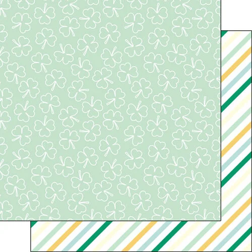 Scrapbook Customs - 12 x 12 Double Sided Paper - St. Patrick's - 03 1 Scrapbook Customs - 12 x 12 Double Sided Paper - St. Patrick's - 03