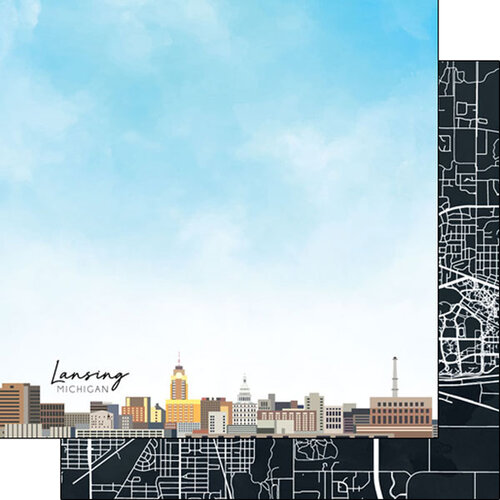 Scrapbook Customs - 6 x 6 Paper Pack - Michigan