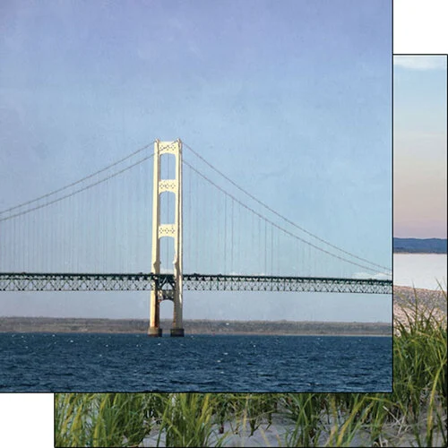 Scrapbook Customs - 12 x 12 Paper Pack - Michigan
