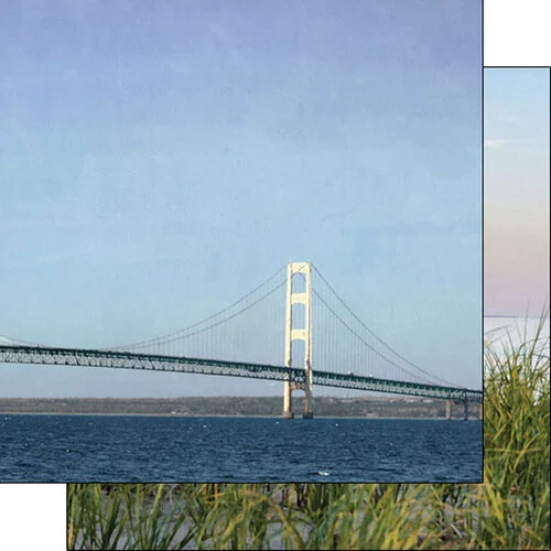 Scrapbook Customs - 12 x 12 Paper Pack - Michigan