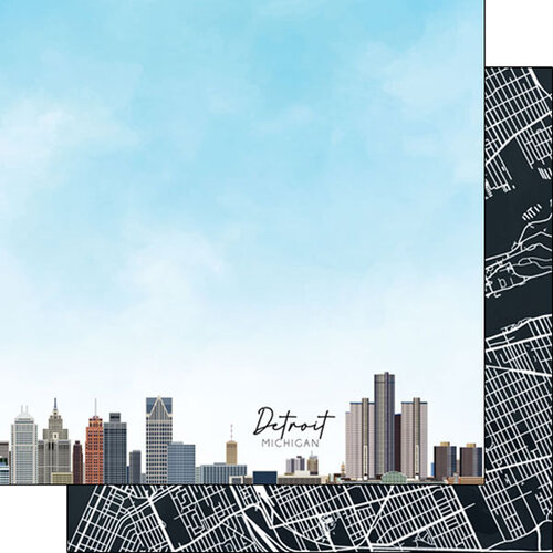 Scrapbook Customs - 12 x 12 Paper Pack - Michigan