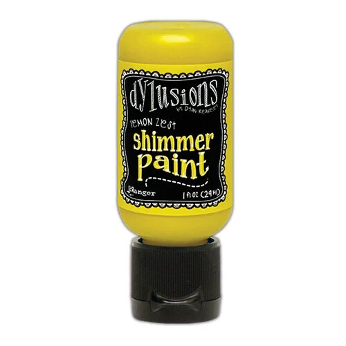 Ranger Ink - Dylusions Shimmer Paints - Lemon Zest 1 Ranger Ink - Dylusions Shimmer Paints - Lemon Zest
