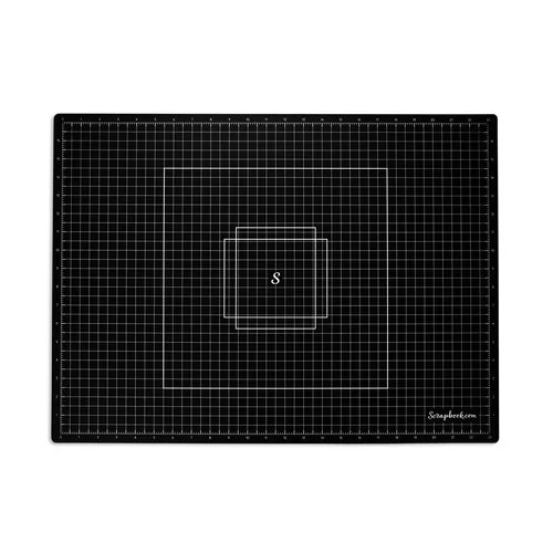 Scrapbook.com - Self-Healing Workspace Mat - Double Sided - Large - 24x18 - Black 1 Scrapbook.com - Self-Healing Workspace Mat - Double Sided - Large - 24x18 - Black
