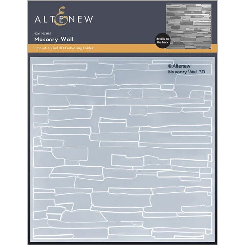 Altenew - Embossing Folder - 3D - Masonry Wall 1 Altenew - Embossing Folder - 3D - Masonry Wall